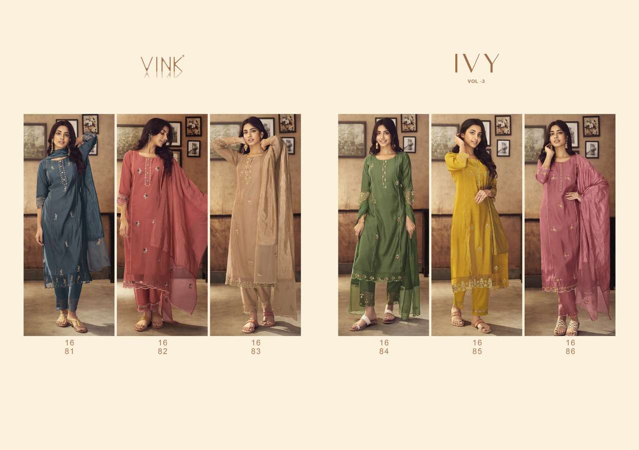 Vink- Ivy-3-chinnon-embroidery-work-long-kurti-chinnon-fancy-pant-organza-kota-doria-dupatta-Index